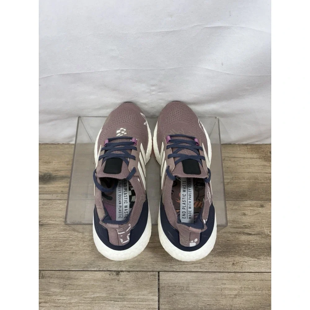 Adidas Ultraboost‎ 22 Mauve Navy White Running Shoes GW6917 Womens 8